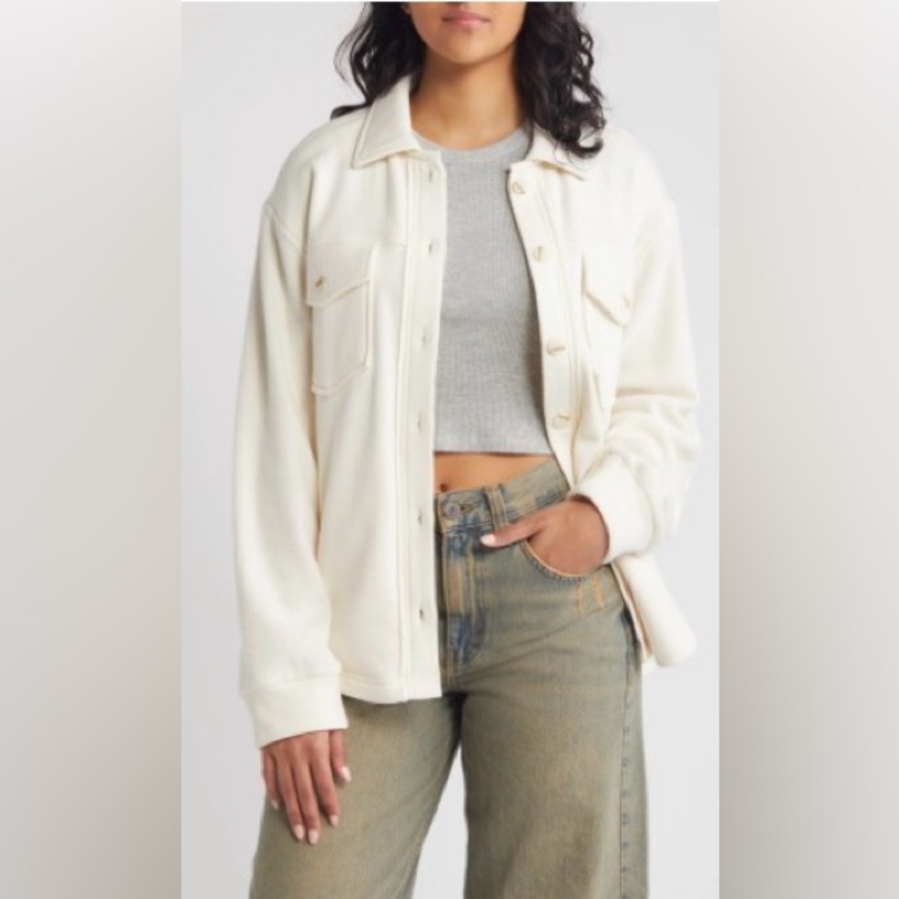 Thread & Supply Sweatshirt Pocket Shacket
